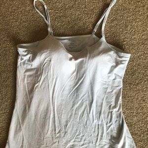 XL Light Aqua cami w/built in bra support